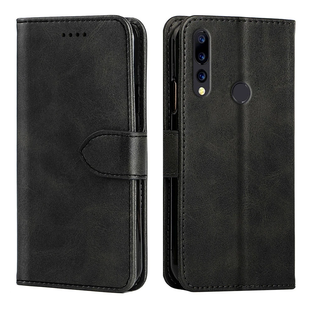 Чехол для телефона MKS для iPhone 11 Pro с откидной крышкой и подставкой, магнитный Мягкий ТПУ силиконовый чехол-бумажник из искусственной кожи с отделением для ID карт - Цвет: Black
