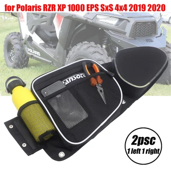 

Front Door Side Storage Bag for Polaris RZR XP 1000 900 Turbo Side Storage Door Bag Knee Protection Holder Storage Bag