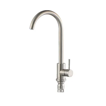 

New Hot 360 Rotation Kitchen Bar Faucet Stainless Steel Single Hole Cold Hot Water Tap USJ99