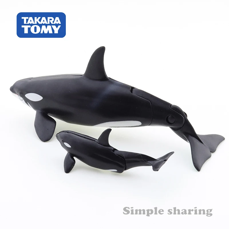Japan Float on water Ver. Animal adventure Ania AS-08 Orca Parent and Child 