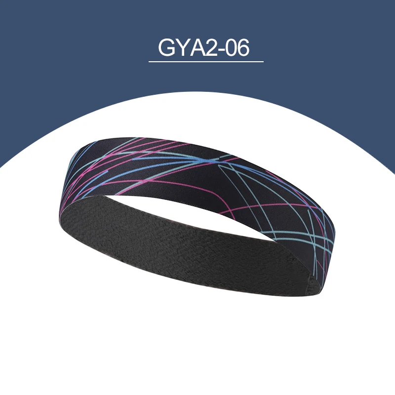 Graffiti Light Blue Модные напульсники Нескользящая древесного угля волокна спортивная повязка на голову для йоги дышащая платок на открытом воздухе тренажерный зал эластичный повязка на голову спортивный инвентарь - Цвет: Graffiti Light Blue