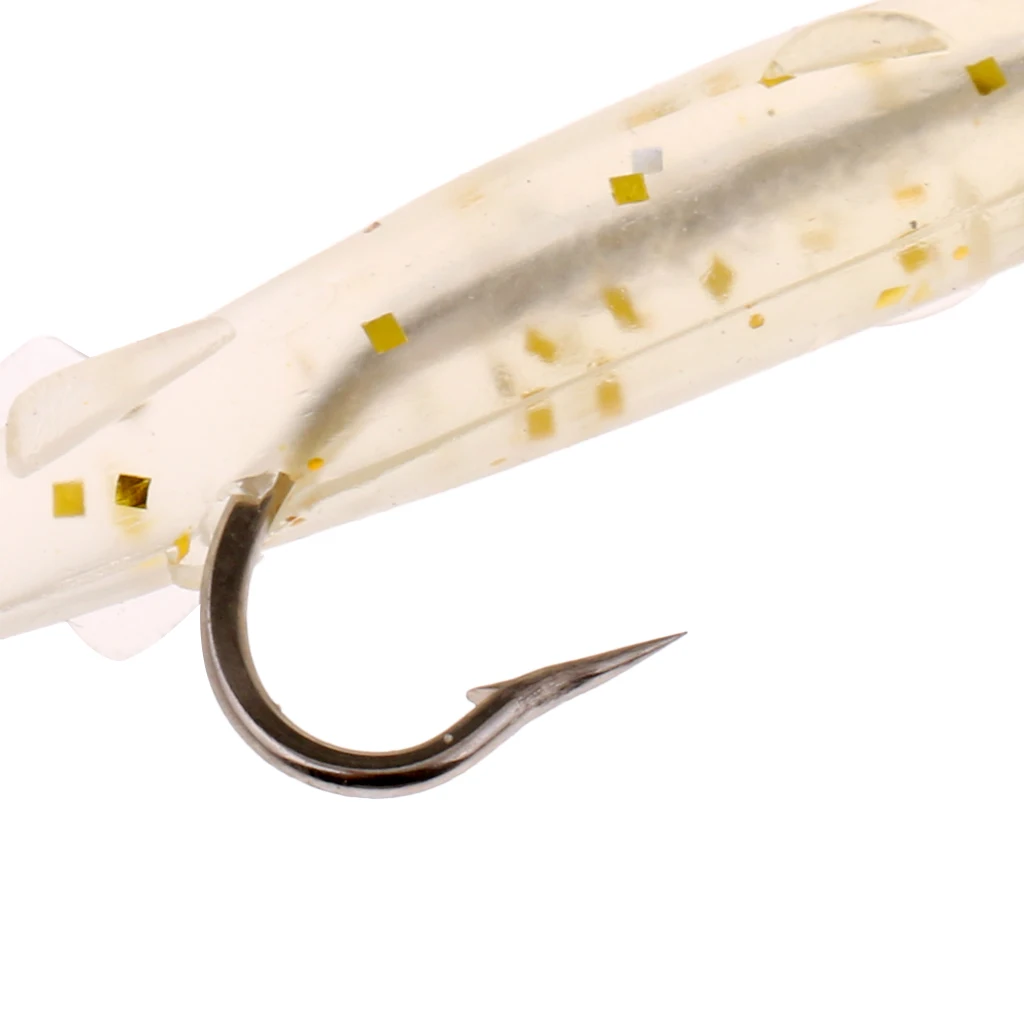 Lightweight and Portable Soft Eel Fishing Lure Bait Fishing Lure with Stainless Steel Hook Bionic Baits