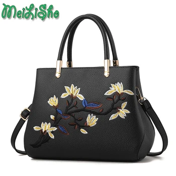 

Women Bag Designer Casual Women's Handbags Luxury Shoulder Bag Quality Lady Appliques Style-in Top-Handle Bags Mochila Feminina