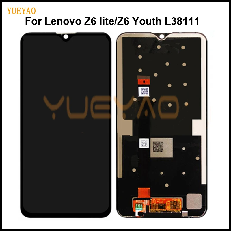 Черный ЖК-дисплей 6 3 дюйма для Lenovo Z6 Lite / Youth L38111 с сенсорным экраном и дигитайзером