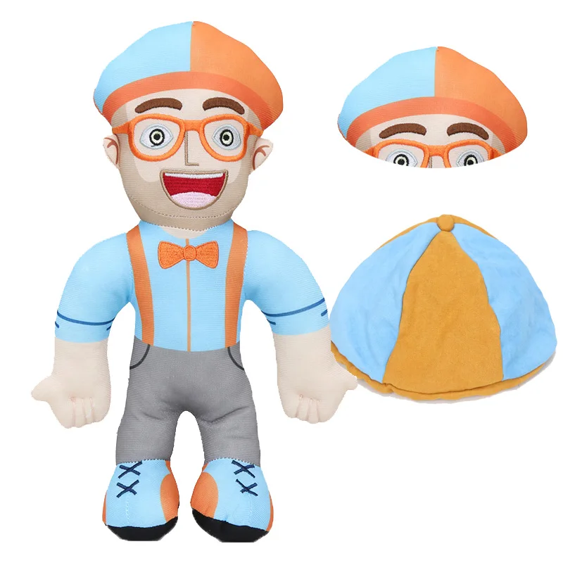 32 см Blippi шляпа плюшевая кукла мягкая игрушка для ребенка подарок Blippi игрушка