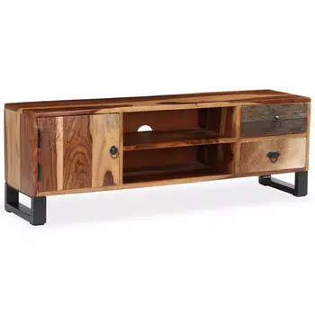 

vidaXL TV Cabinet Solid Sheesham Wood 120x30x40 cm