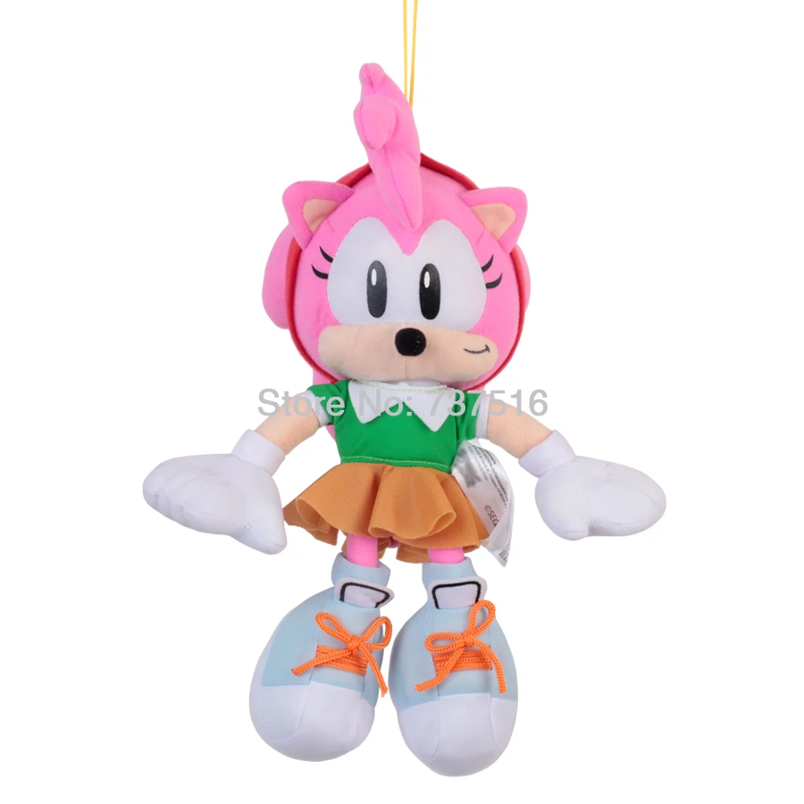Новая серия, супер Соник, Amy Rose Blaze, кот Соник, оборотень, Серебряный ежик, плюшевая игрушка в виде животного, 11-20 дюймов