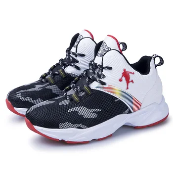 

2020 High-top Basketball Shoes Cushioning Kids Boys Sneakers Basketball Sports Shoes Teenager Training Boots kids jordan shoes