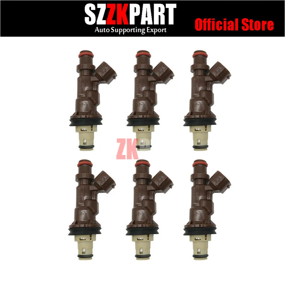 

6x 23250-62040 23209-62040 fuel injector for TOYOTA ASIA Hilux 2002~2005 Land Cruiser LC90 1999 3.4L 5VZ