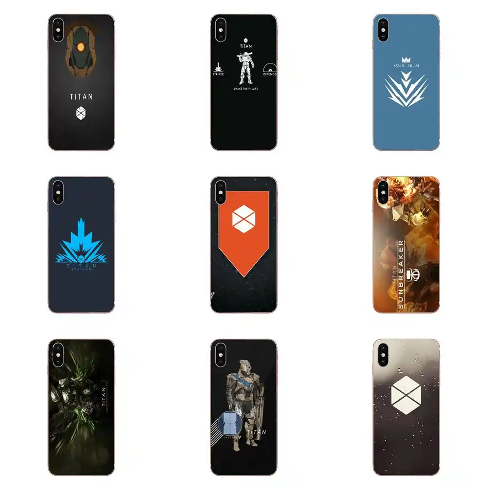 Popular Game Destiny Titan Symbol For Huawei Honor Nova Note 5 5i 8a 8x 10 Pro 9x For Moto G G2 G3 G4 G5 G6 G7 Plus Half Wrapped Cases Aliexpress
