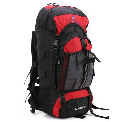 

Outdoor Riding Camping 55 Liters Mountaineering Bag Outdoor Backpack Travel Bag Bucket Bag with Rain Cover Women's Men