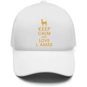 

Keep Calm and Love Llama Teenager Youth Hat Adjustable Lovely Hat for Boys or Girls