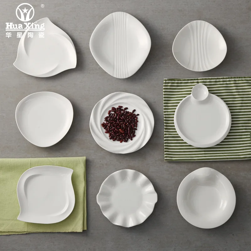 Creative Plates Ceramic Tableware dayi xing pan Ceramic European Style Hotel Supplies Plate Ceramic Tableware