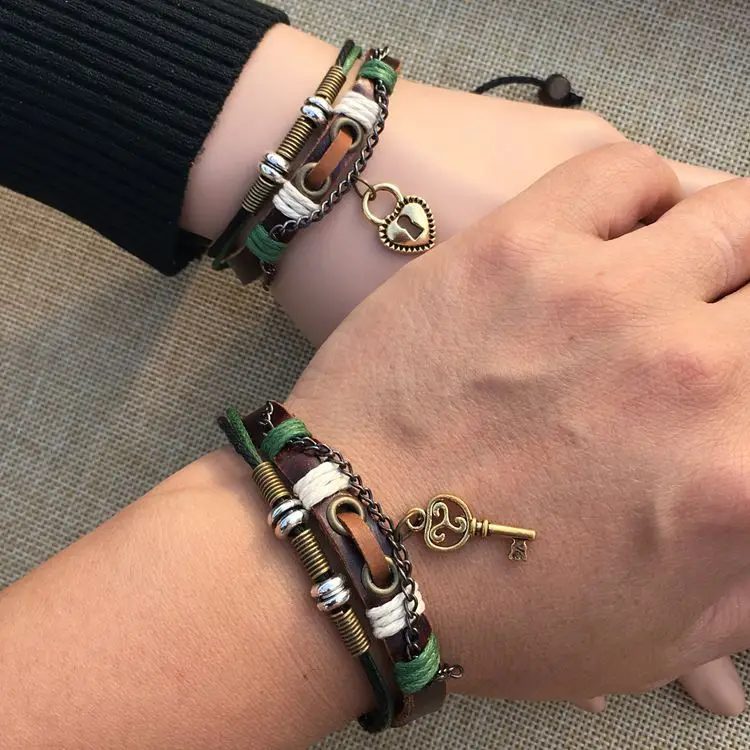 Leather Friendship Bracelets - FREE SHIPPING