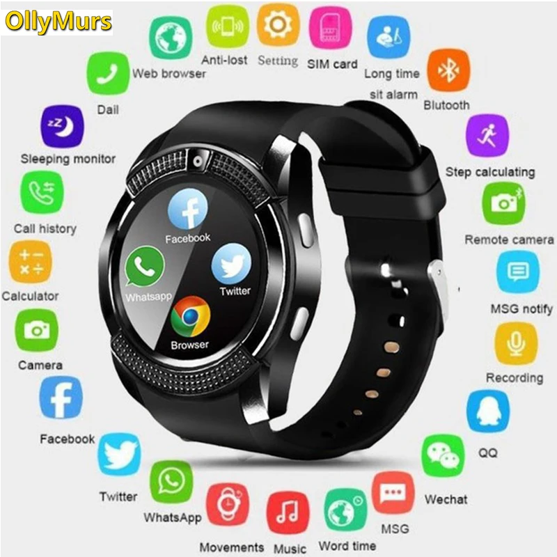 

Smart Watch X6 Men Bluetooth Sport Watches Women Ladies Rel gio Smartwatch with Camera Sim Card Slot Android Phone PK DZ09 Y1 A1