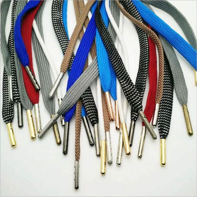 100 PCS/Set Shoelace Head Aglets DIY Shoelaces Repair Shoe Lace