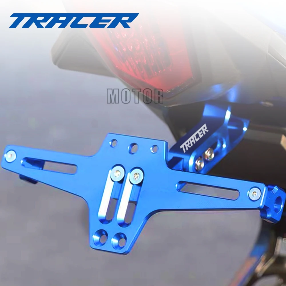 Cnc Universale Del Motociclo Regolabile Angolo Di Alluminio Numero License Plate Frame Per Yamaha Bmw F800Gs/Avventura F800Gt F800R F