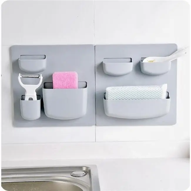 Бытовой пастообразный настенный стеллаж ZP7021155, стеллаж для хранения, отделочный Подвесной Настенный кухонный шкаф для ванной комнаты