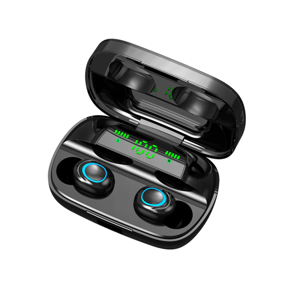 

S11 Power Bank Earphones Bluetooth Wireless Sport In Ear TWS Gaming Headset Noise Earbuds with Mic Touch control