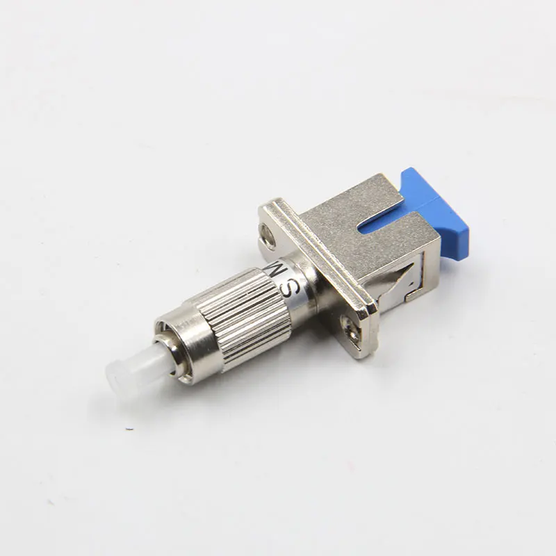

High Quality FC male SC female FC-SC metal flange adapter round turn square fiber flange cable connector low price