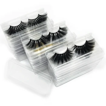 

30/40/50/100 Pairs 3D Mink False Hair Eyelashes Handmade Natural/Thick Long Eye 8D Lashes Wispy Makeup Extension Tools