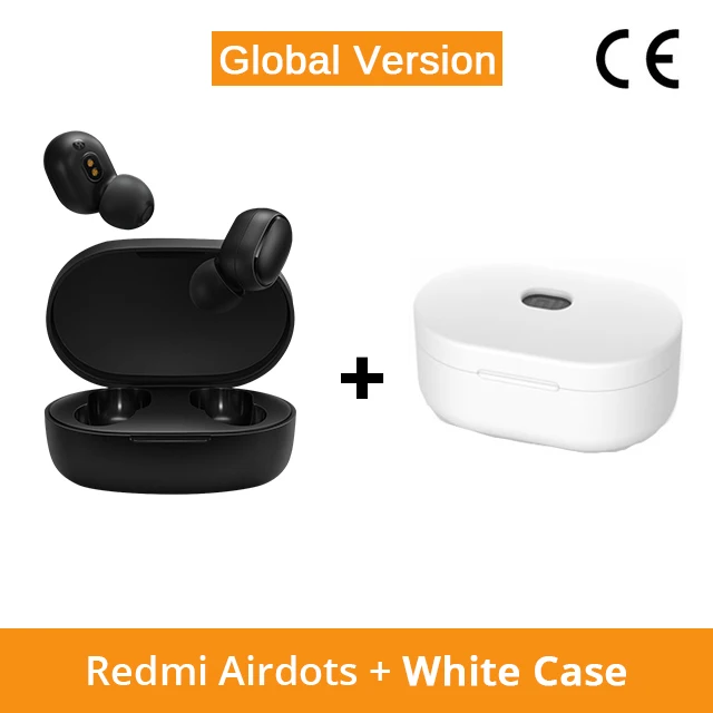 Xiao mi Red mi AirDots, беспроводные наушники с Bluetooth 5,0, наушники для зарядки mi Ture, беспроводные наушники-вкладыши, стерео наушники с басами, управление AI - Цвет: CE Add White Case