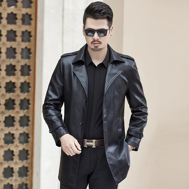 

7XL 8XL New Brand Jacket Punk Multi Design Style Motorcycle Biker Leather Jacket Men Fashion Leather Coats Male Bomber Jacket