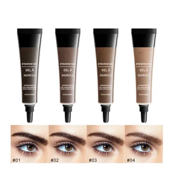 

New 1pc Eyebrow Cream Tattoo Pen Brush Kit Waterproof Women Makeup Microblading Eyebrows Tint Gel Eye Brow Dye Cosmetics