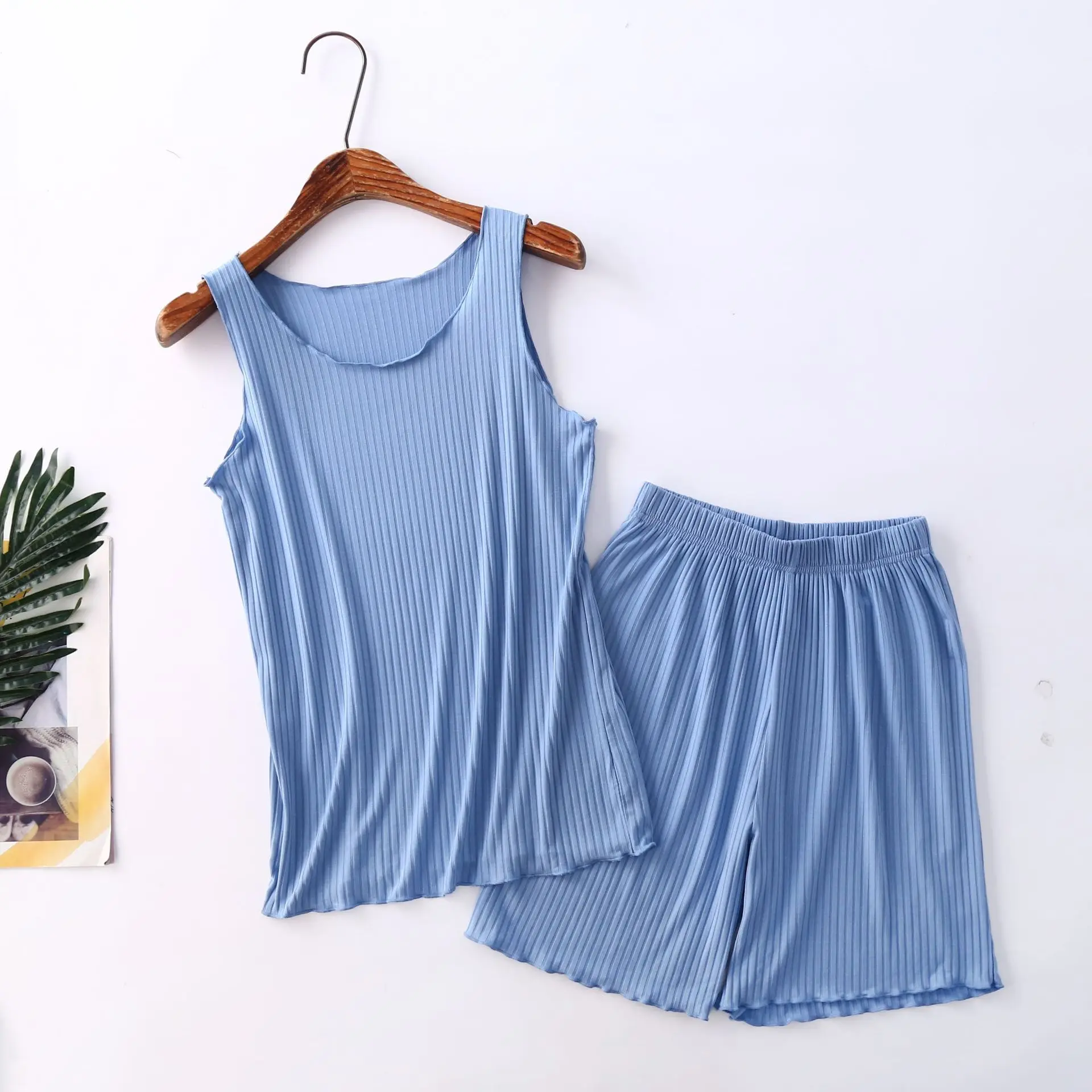Summer Pyjamas Women New Modal Vest Shorts Two-Piece Set Korean Large Size Casual Pajamas Suit Thin Sleepwear Pijama Mujer