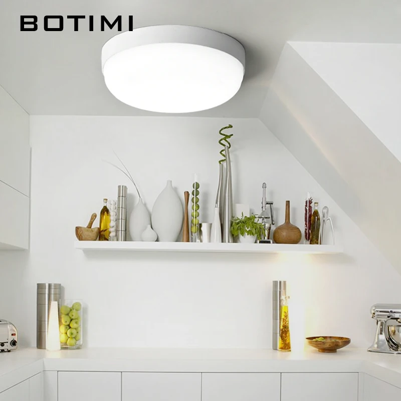 Современные светодиодные потолочные светильники BOTIMI 85 265 В переменного тока 10 Вт
