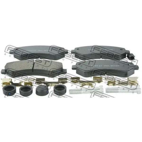 Колодки дисковые передние с антискр. пл.\ Peugeot Boxer 3.0HDi 1