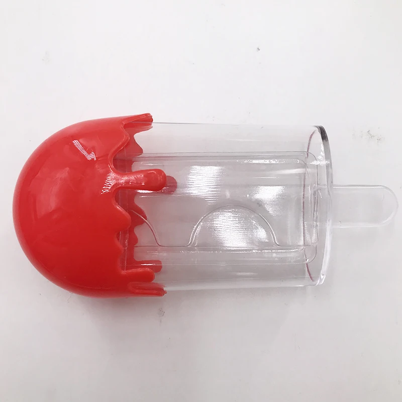 Empacotam o Case Bonito do Chicote do Material Plástico da Forma do Gelado para Cílios Naturais Que 8 Cheap Cílios postiços