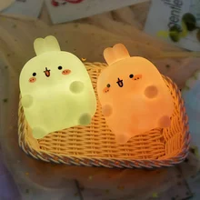 Dessin animé Créatif Veilleuse Débranché Lapin Décoration Chambre Lampe De Chevet