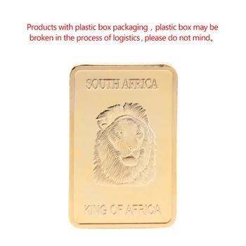 

Commemorative Coin South Africa King Lion Square Collection Arts Gifts Souvenir