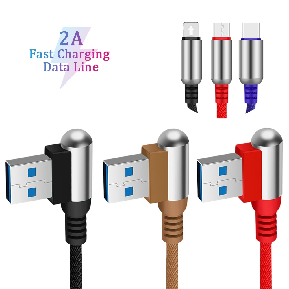 Кабель передачи данных для быстрой зарядки Micro usb type-c для Android для iPhone 1,2 M 2A металлический разъем многофункциональный кабель для передачи данных три в одном