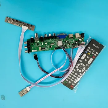 

Kit For LP156WH4-TLB1/LP156WH4-TLP1 DVB-T DVB-T2 Signal HDMI VGA remote LED USB TV 1366X768 controller board digital 15.6" 40pin