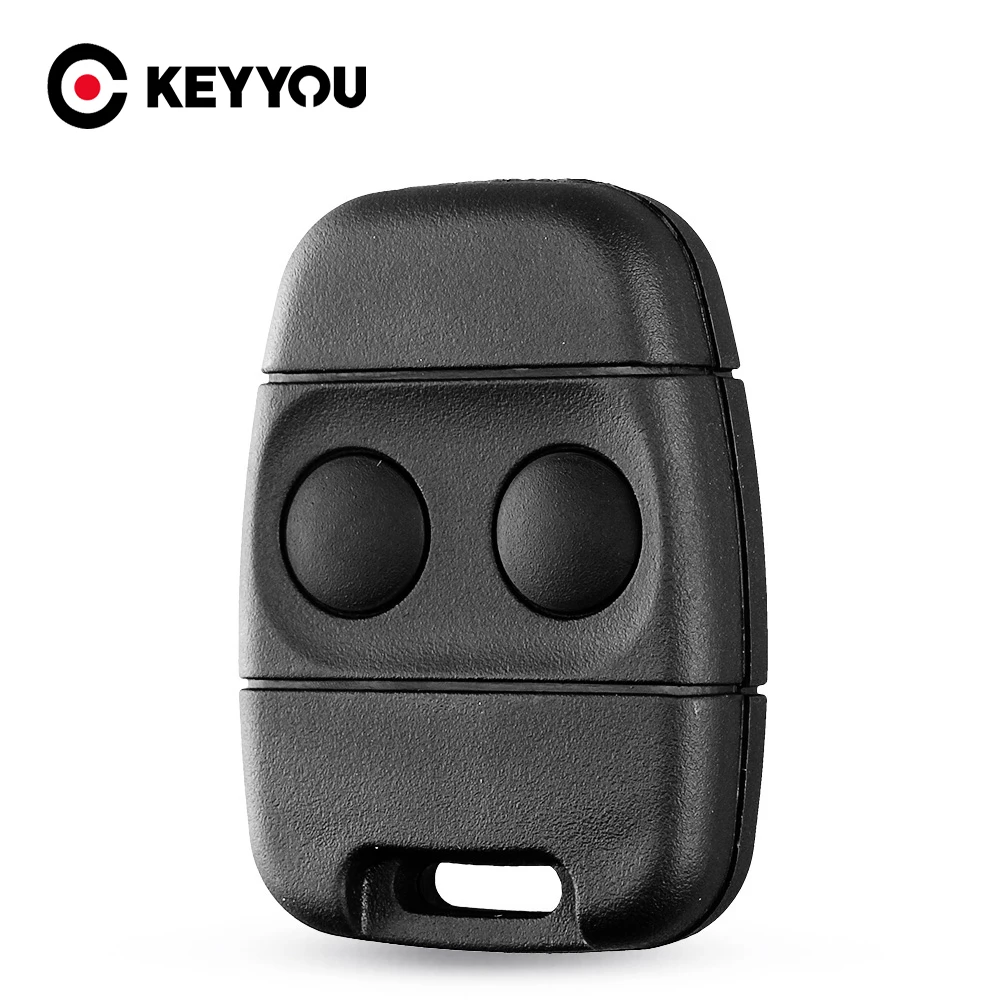 

KEYYOU For Land Rover Discovery 1 Freelander ZS ZR 200 400 25 45 C50 Auto Fob Replacement Key Shell 2 Button Car Key Shell Case