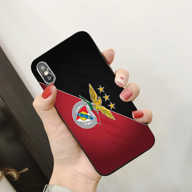 Чехол для телефона для спорта Lisboa e Benfica FC DIY Чехол-картинка для Pizzi черный мягкий ТПУ чехол для iPhone XR XS MAX 7 8 7plus 6s 5S 5
