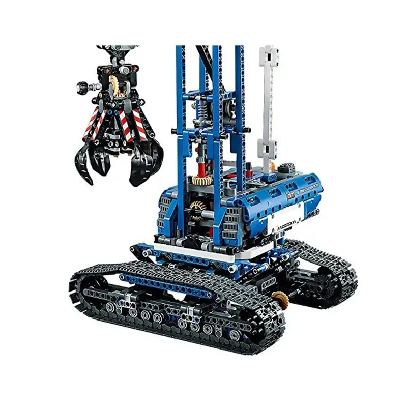 Стиль блоки 20010 гусеничный кран 1401 шт совместимый Technic 42042 Строительные кирпичи развивающие игрушки рождественские подарки