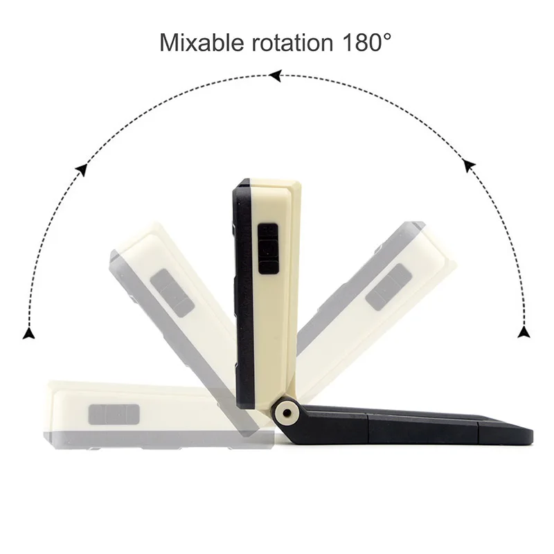 Светодиодный Рабочий фонарь COB+ светодиодный перезаряжаемый через USB Магнитный фонарь с регулировкой на 180 градусов, нижняя лампа, беспроводной Рабочий фонарь