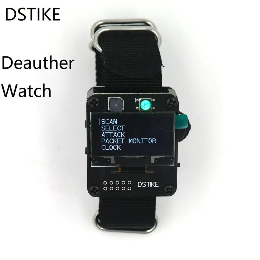 DSTIKE Deauther ESP Watch ESP8266 макетная плата браслет Wi-Fi Deauth | Игрушки и хобби