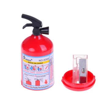 

1Pc 6.7 * 2.9cm Kawaii Fire Extinguisher Shape Creative Pencil Sharpener Student Stationery For Kids Gifts
