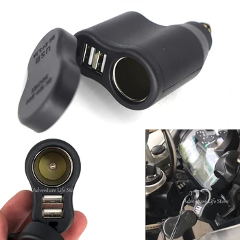 

For BMW R1200GS R1250GS F850gs F750GS F800GS F650GS/700GS Motorcycle Power Adapter Dual USB Charger Cigarette lighter Waterproof