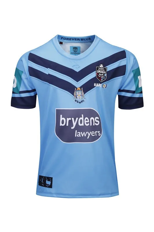 

2019 NSW BLUES RUGBY HOME JERSEY size S-5XL Print custom name number Top quality free shipping