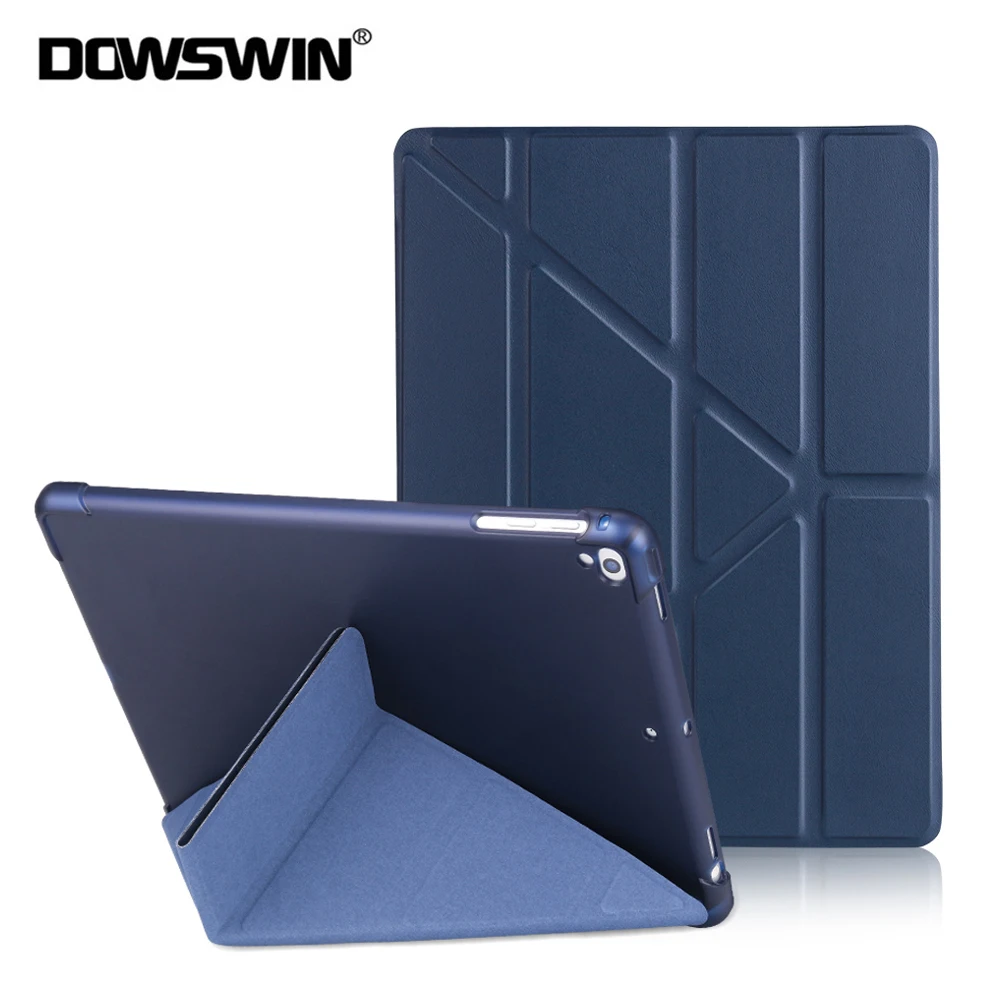 Кожаный чехол для iPad 9 7 2018 умный Air 2 1 5 6 Pro силиконовый ipad го поколения с держателем