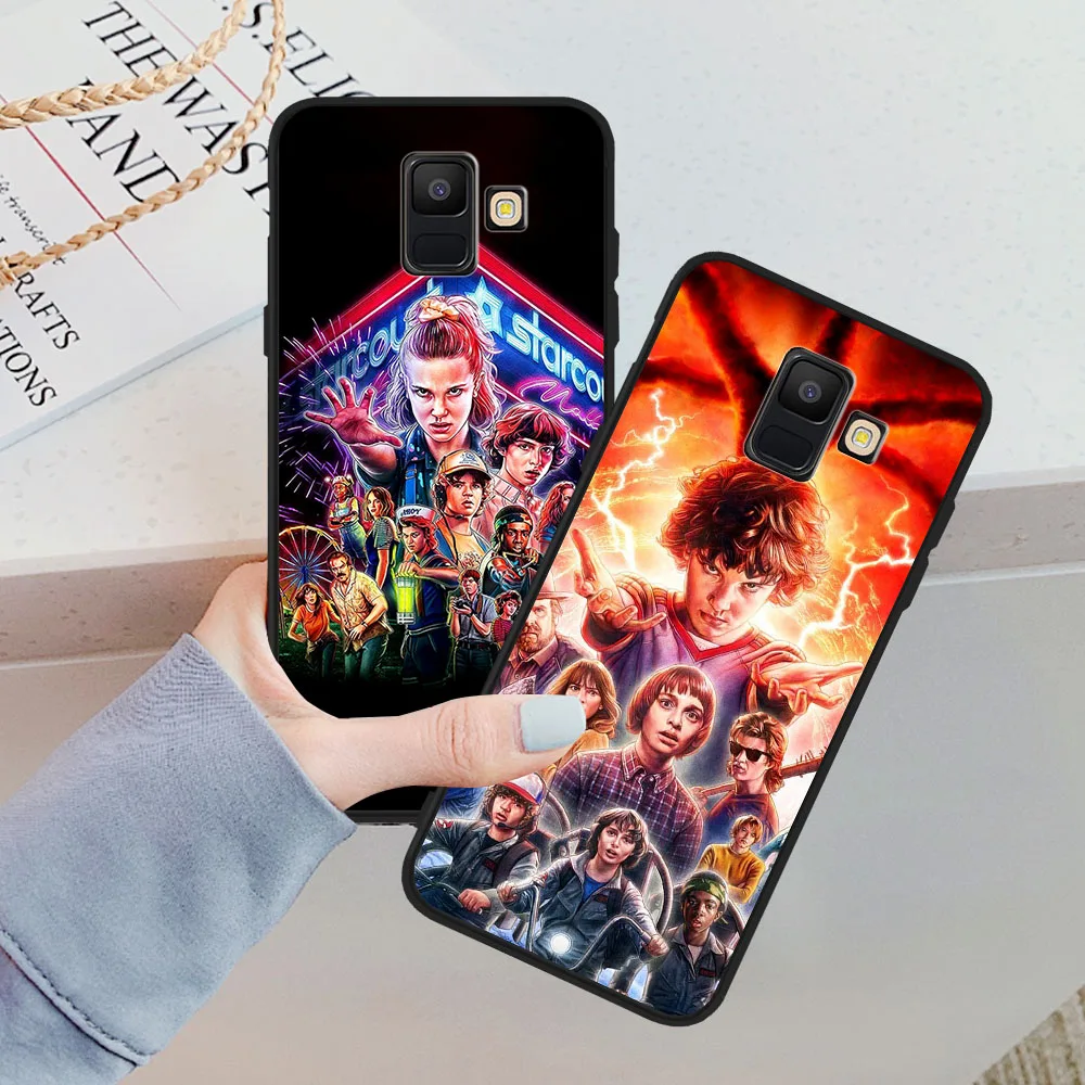 

Stranger things season 3 Black Soft TPU Phone Case For Samsung A20 A30 A40 A50 A70 A90 A5 A6 A7 A8 A9 A10 J3 J4 J5 J6 J7 J8 Plus