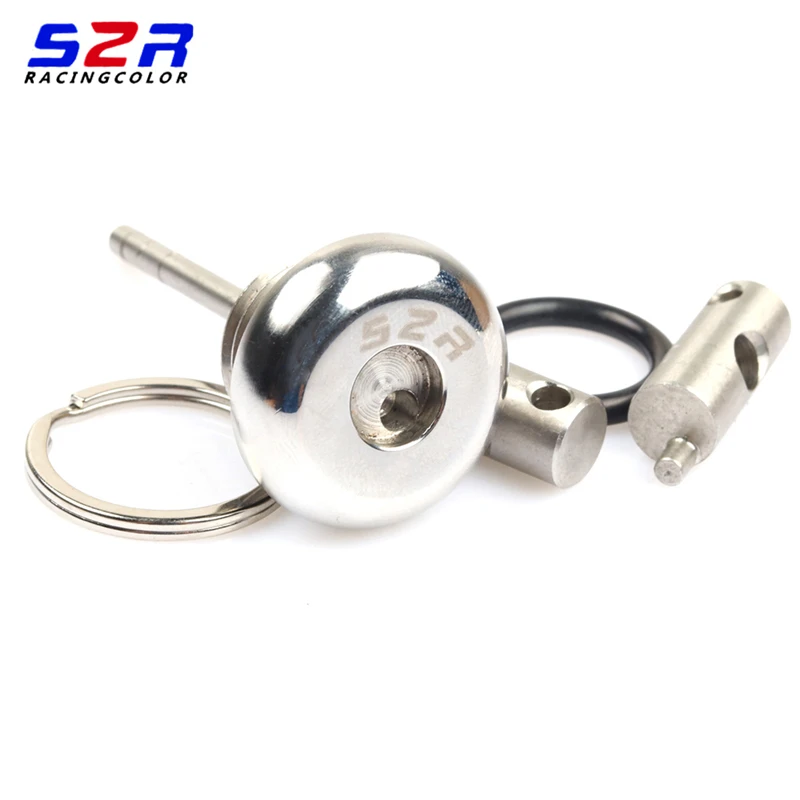 

S2R Motorcycle Oil Plug Level for KYMCO CK1 CK 125 250 Xciting 300 Scooter Engine Oil Level Gauge Dipstick Parts