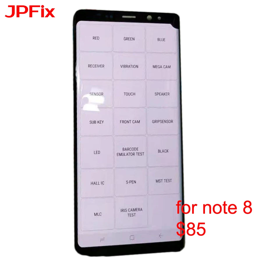 

JPFix Super AMOLED LCD Display For Samsung Galaxy Note8 N950 N950FD N950DS LCD Touch Screen Digitizer Assembly Parts With Dot