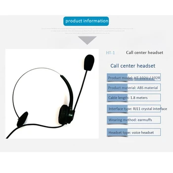 

Single-Sided USB Telephone/Computer Headset with Microphone Noise Cancelling and Volume Controls for Computer Laptop PC.