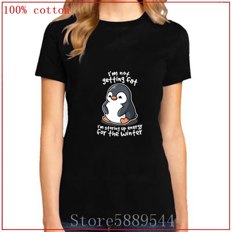 Chubby Penguin женская футболка kawaii fat penguin на заказ разнообразные футболки для пары